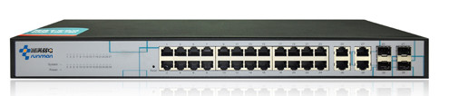 申通物流中轉中心無線wifi覆蓋整改方案千兆管理型交換機