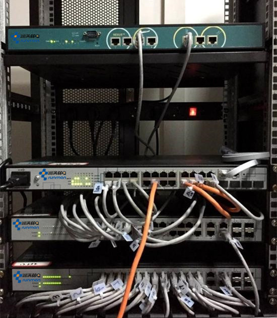 申通物流中轉中心無線wifi覆蓋整改方案現(xiàn)場效果圖